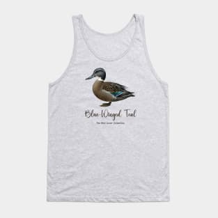 Blue-Winged Teal - The Bird Lover Collection Tank Top